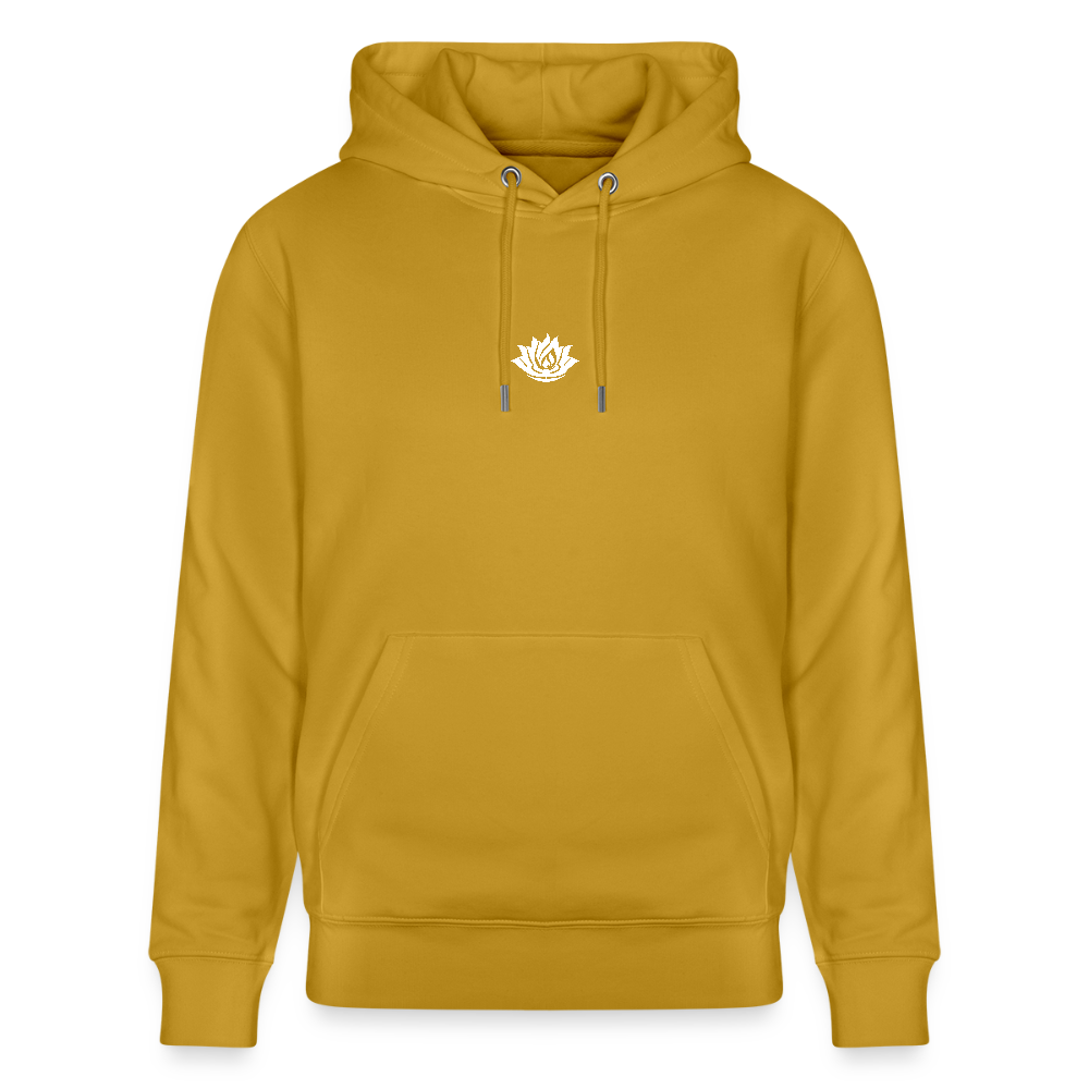 IN MY HOUSE - Unisex Organic Hoodie - Direct printing front and back - ochre