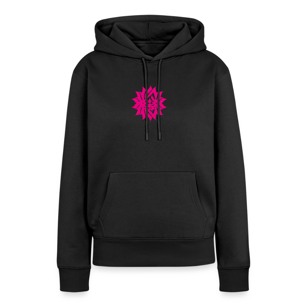 BLOSSOM - Women’s Premium Hoodie - Direct printing - black