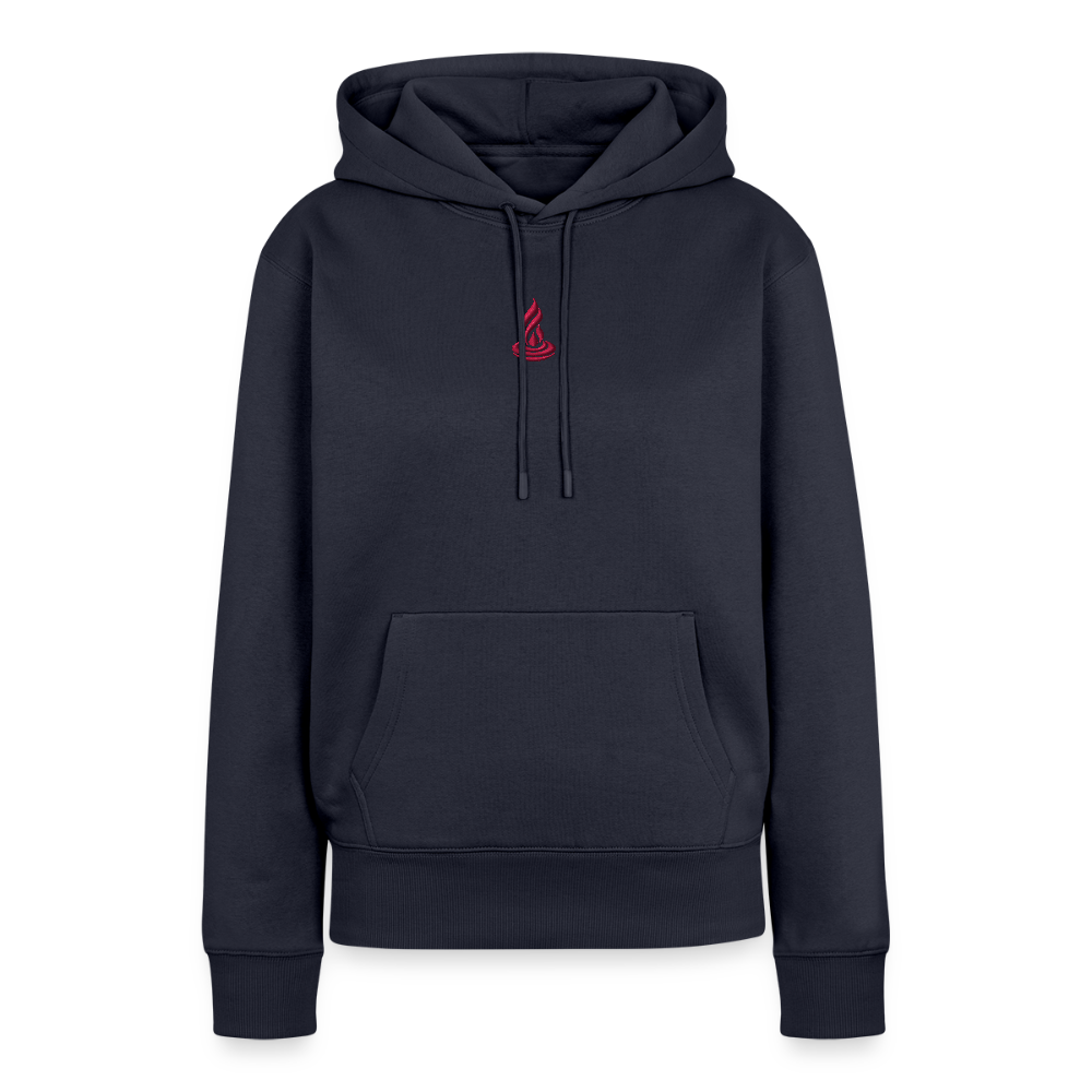 PINK FLAME - Women’s Premium Hoodie Thin - Embroidery - navy