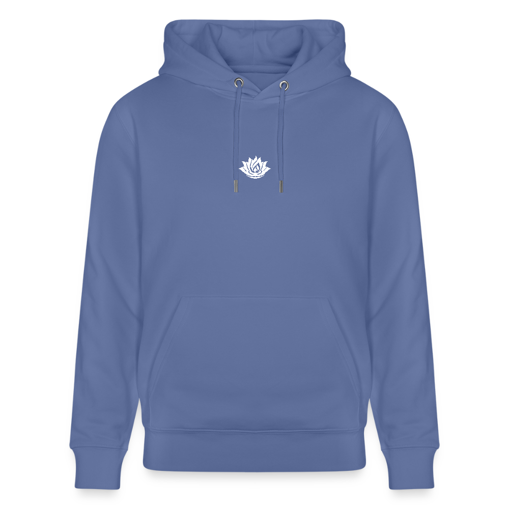IN MY HOUSE - Unisex Organic Hoodie - Direct printing front and back - bright blue