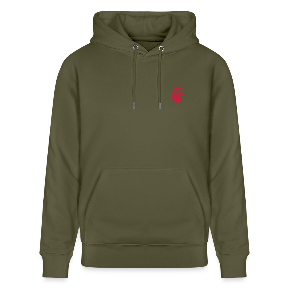 MASTER LI'S EXERCISES - Unisex Organic Hoodie - Direct printing - khaki green