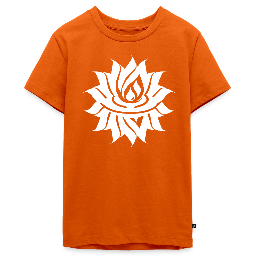 BLOSSOM WHITE - Teenager Premium T-Shirt - Direct printing - orange 
