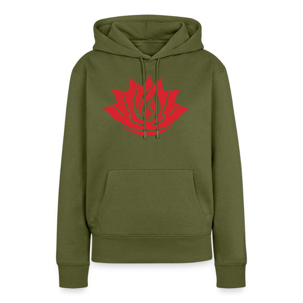 BLOSSOM - Women’s Premium Hoodie - Direct printing - khaki