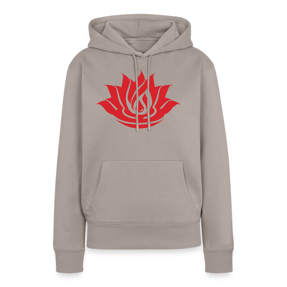 BLOSSOM - Women’s Premium Hoodie - Direct printing - taupe