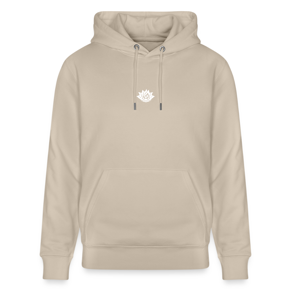 IN MY HOUSE - Unisex Organic Hoodie - Direct printing front and back - beige