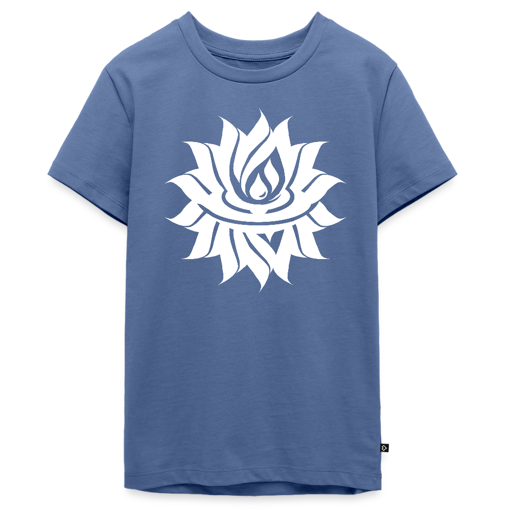 BLOSSOM WHITE - Teenager Premium T-Shirt - Direct printing - stone blue