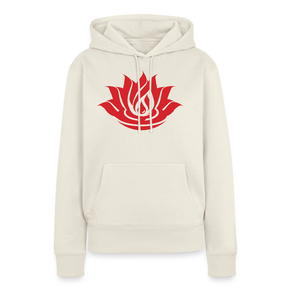 BLOSSOM - Women’s Premium Hoodie - Direct printing - off white