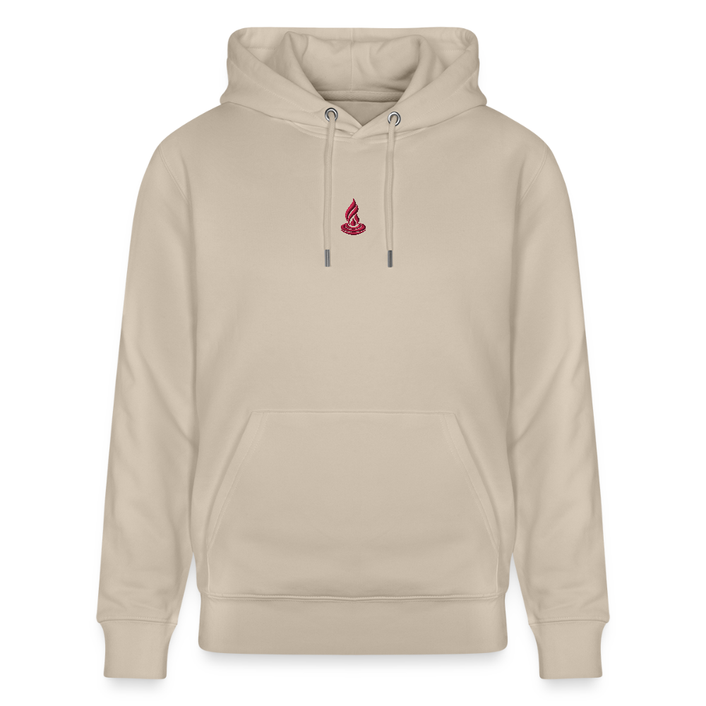 PINK FLAME - Unisex Organic Hoodie - beige