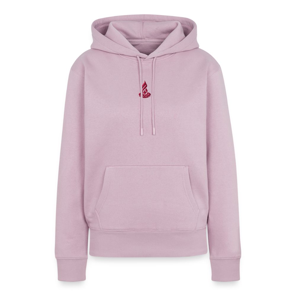 PINK FLAME - Women’s Premium Hoodie Thin - Embroidery - dusky pink