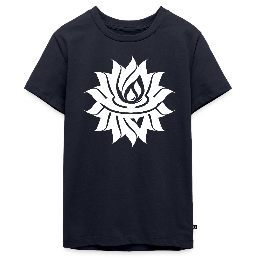 BLOSSOM WHITE - Teenager Premium T-Shirt - Direct printing - navy