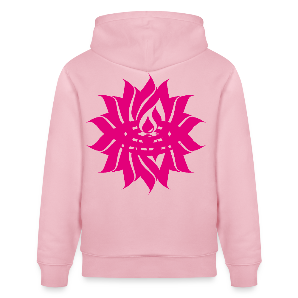 IN MY HOUSE - Unisex Organic Hoodie - Direct printing front and back - cotton pink