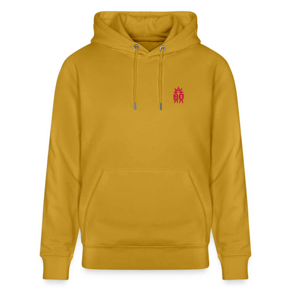 MASTER LI'S EXERCISES - Unisex Organic Hoodie - Direct printing - ochre