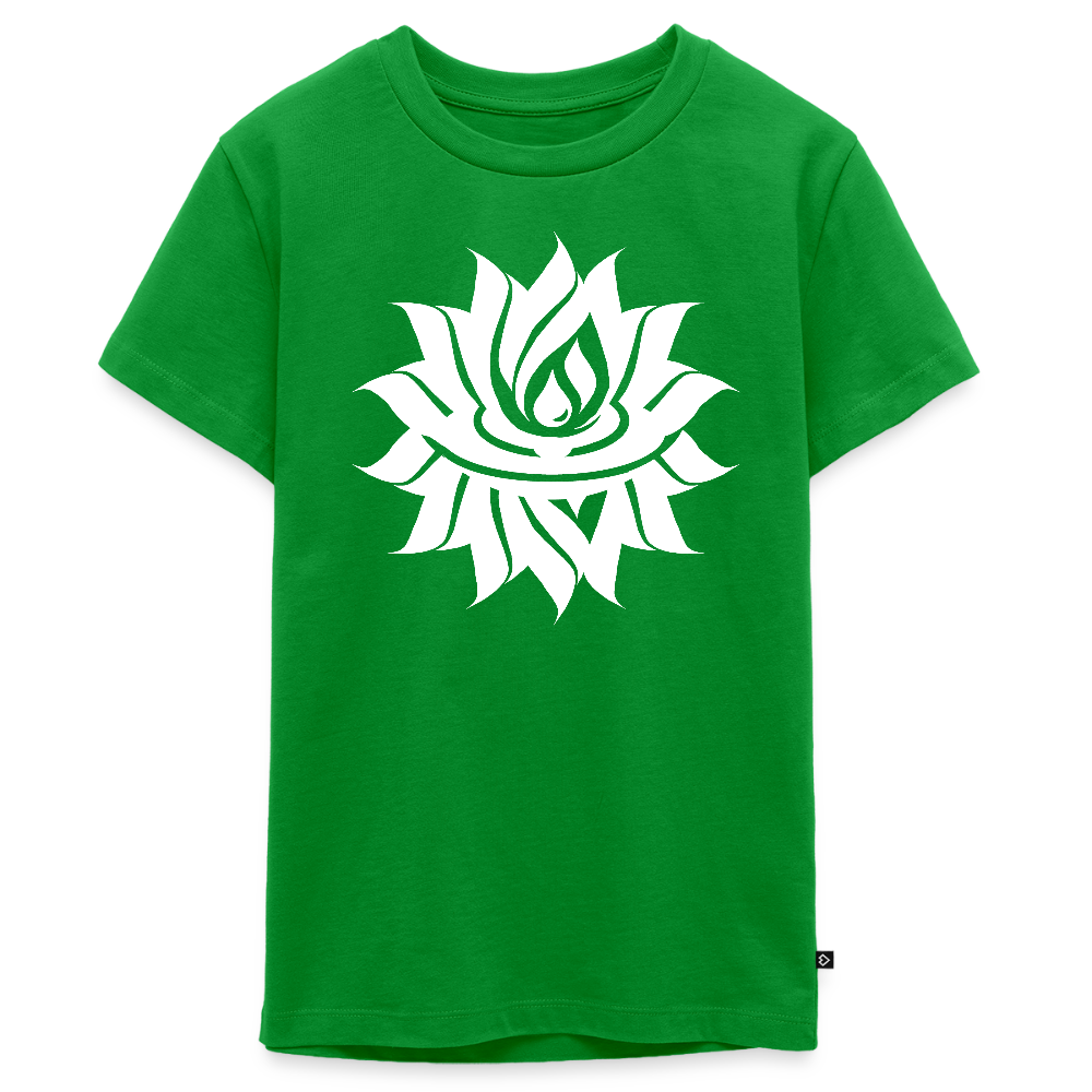 BLOSSOM WHITE - Teenager Premium T-Shirt - Direct printing - green