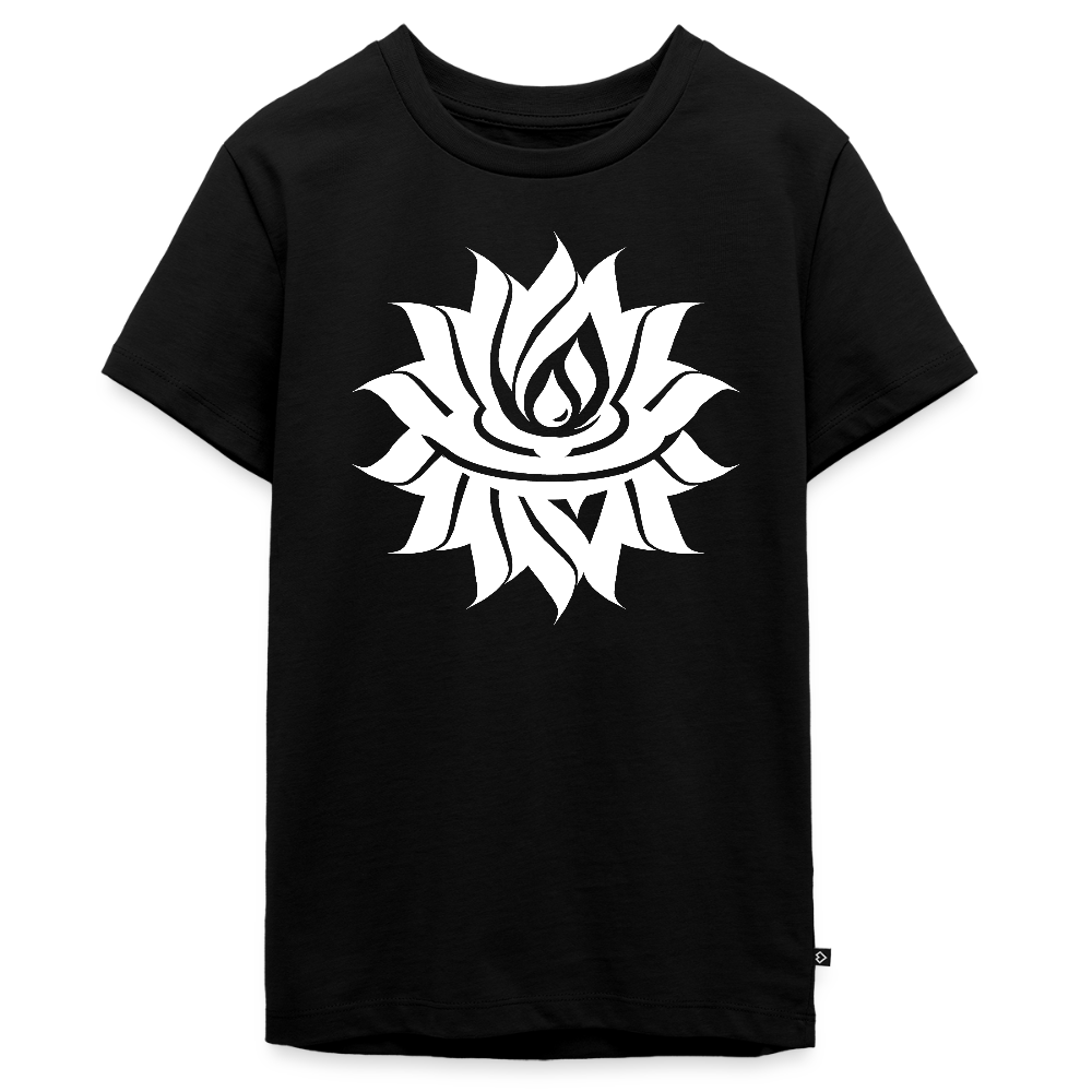 BLOSSOM WHITE - Teenager Premium T-Shirt - Direct printing - black