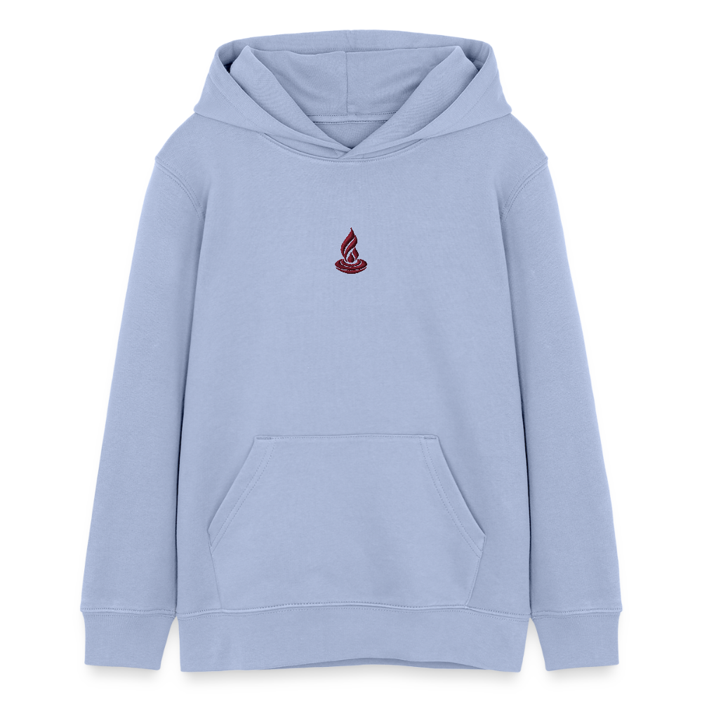 RED FLAME - Cruiser Teen Organic Hoodie - sky